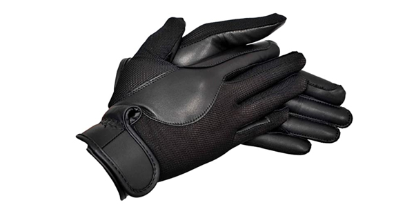 Horse Riding Gloves - Air Mesh / Leather - Hans Equestrian Training ...